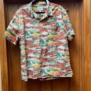 Luck brand XL western camp shirt